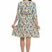 Rochie dama cu imprimeu floral multicolor